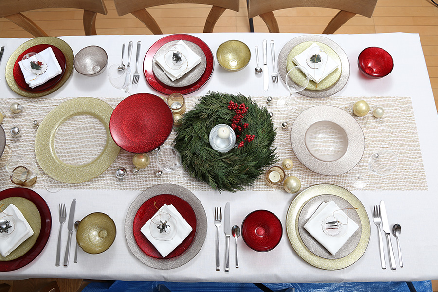 盛り付け比較 Vol.7 クリスマスにも、おせちにも活躍する「グリッター